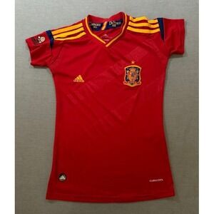 Spain National Football Team Soccer Jersey Adidas Euro 2012 Champions Womens S